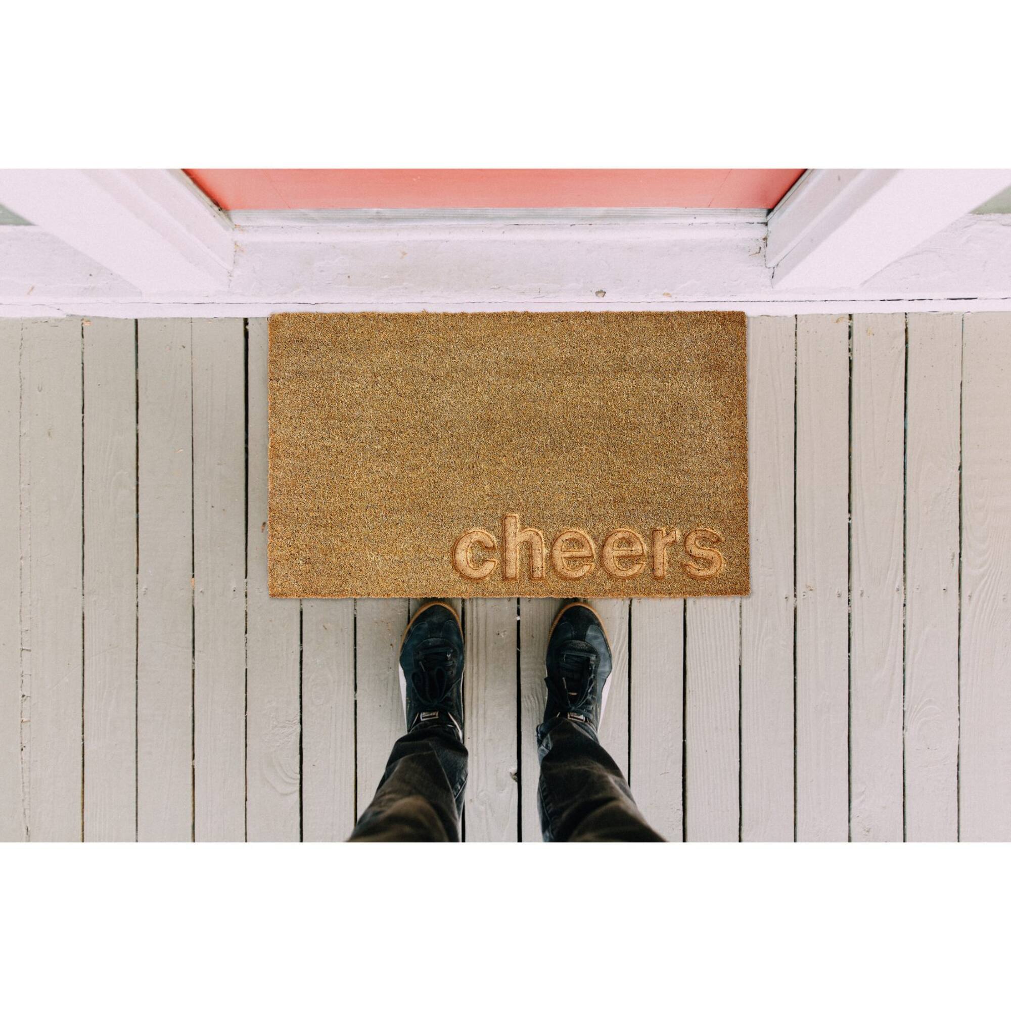 DII® Cheers Engraved Doormat